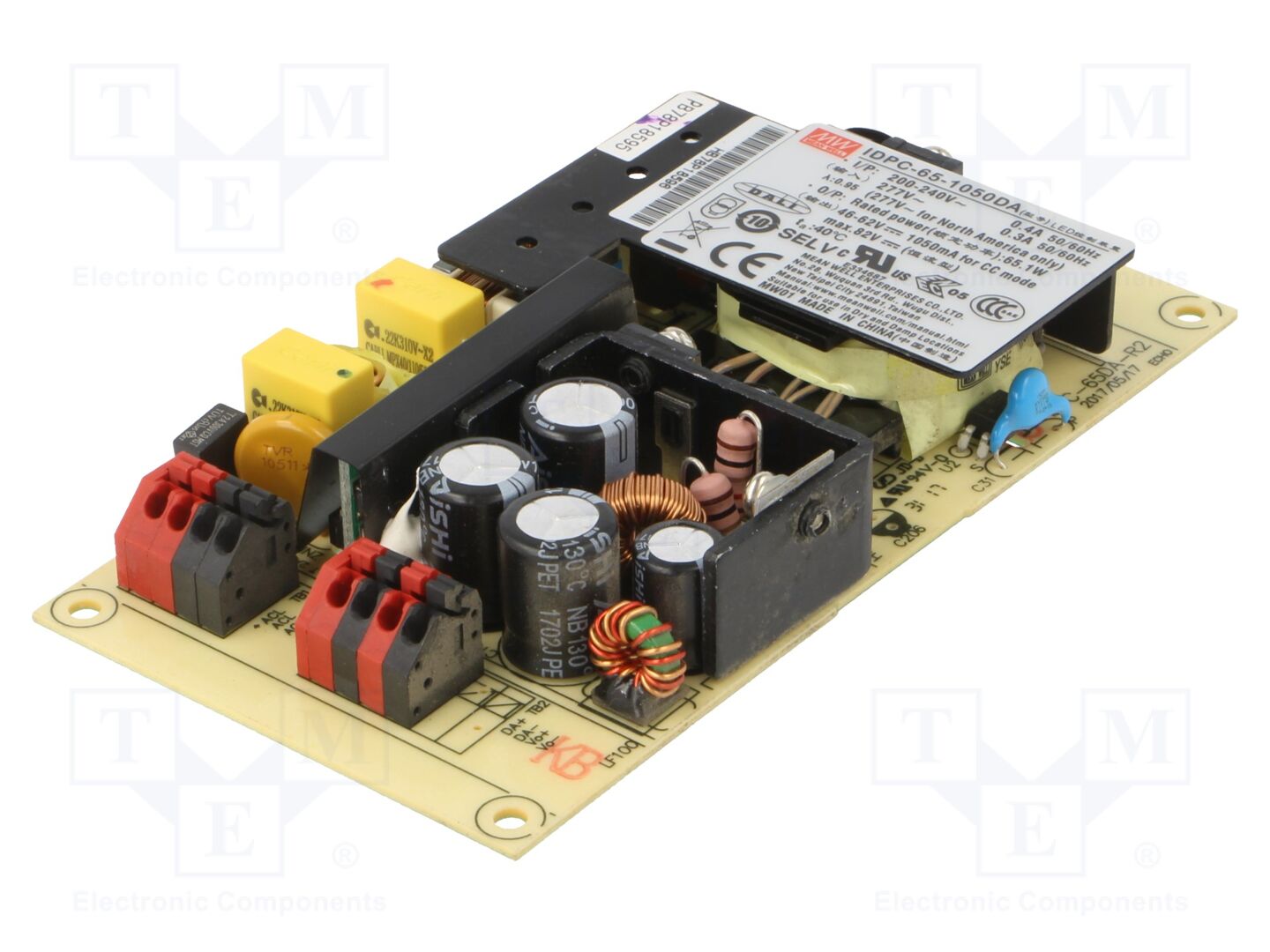 MEAN WELL IDPC-65-1050DA LED-verkkolaite DALI 65,1W 46-62VDC 1050mA