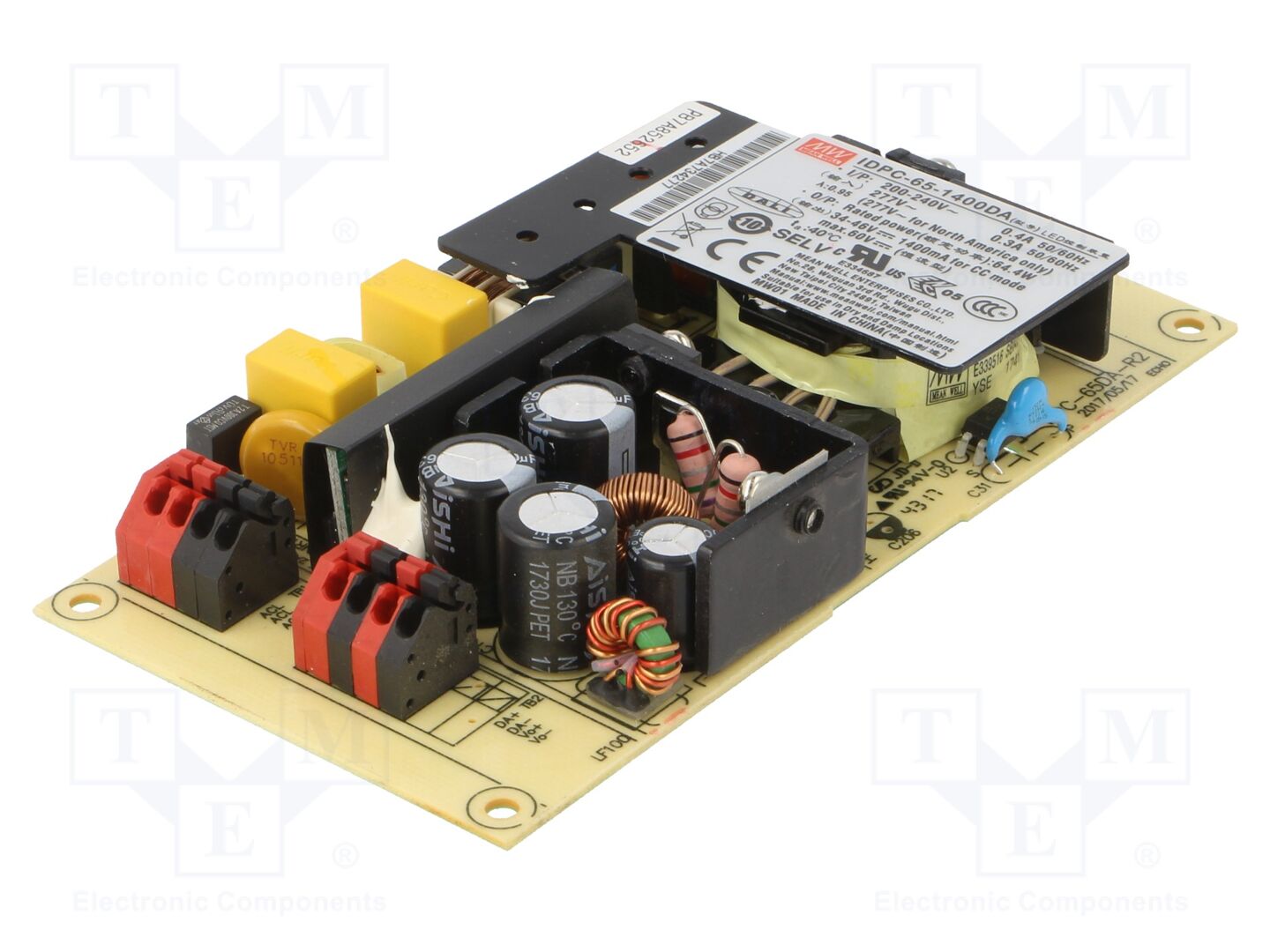 MEAN WELL IDPC-65-1400DA LED-virtalähde DALI 64,4W 34-46VDC 1400mA