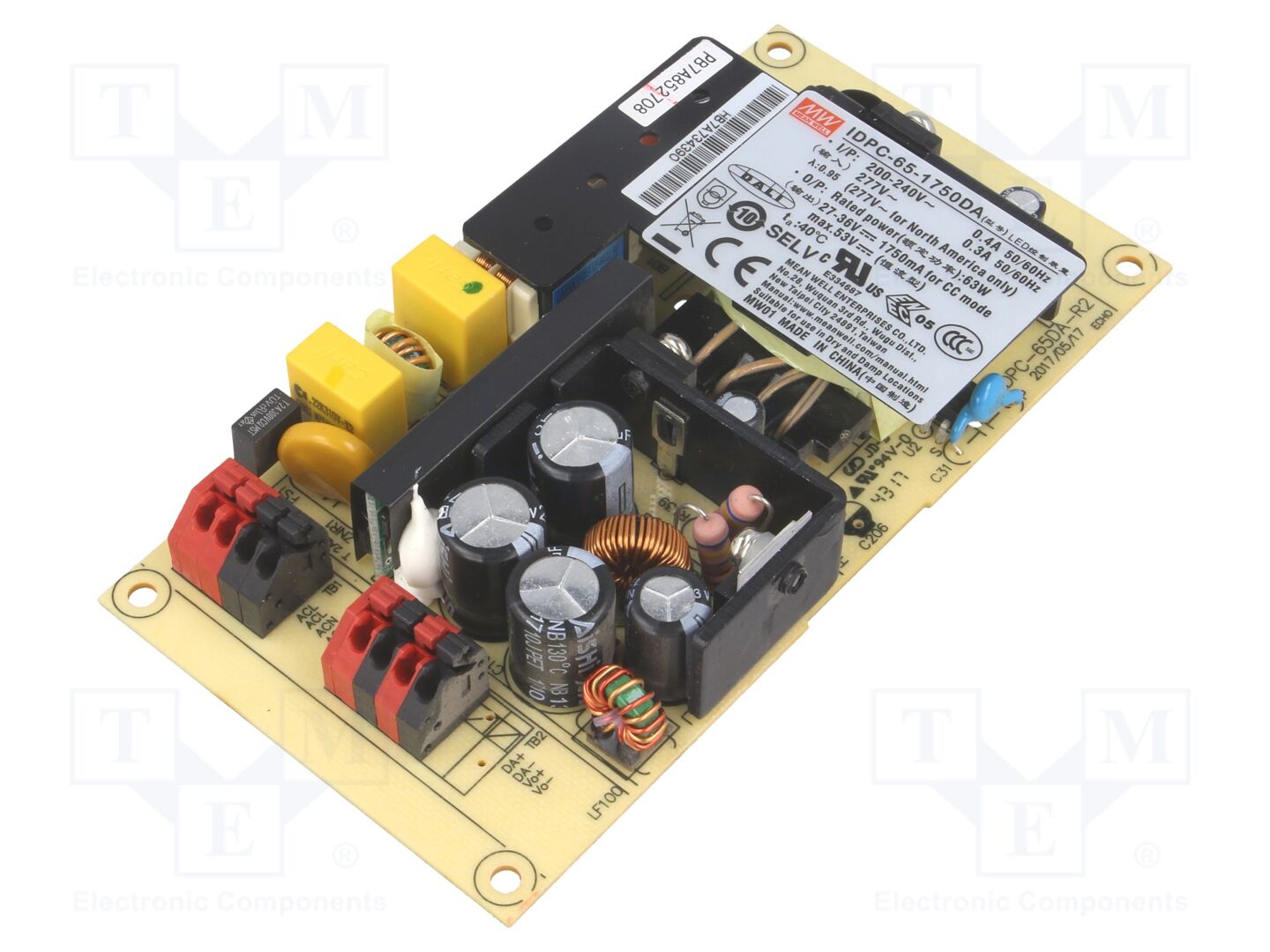 MEAN WELL IDPC-65-1750DA LED-verkkolaite DALI 63W 27-36VDC 1750mA