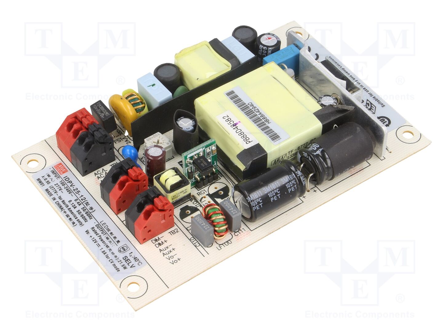 MEAN WELL IDPV-25-12 LED-virtalähde 21.6W 12VDC 1.8A
