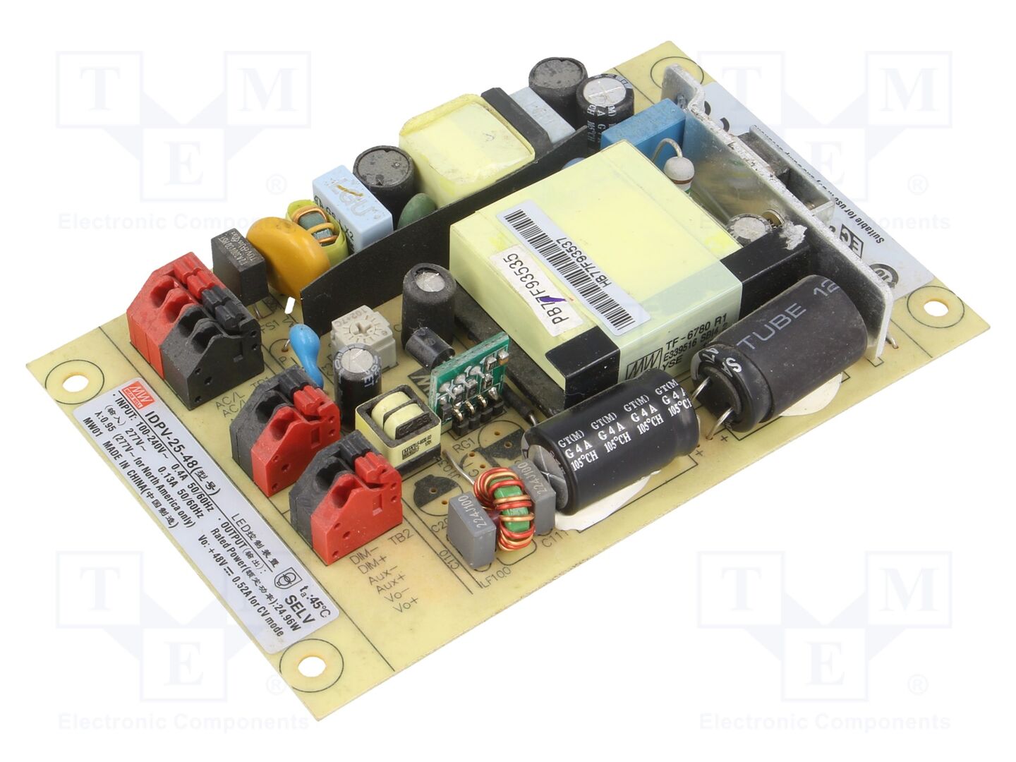 MEAN WELL IDPV-25-48 LED-virtalähde 24,96W 48VDC 0,52A