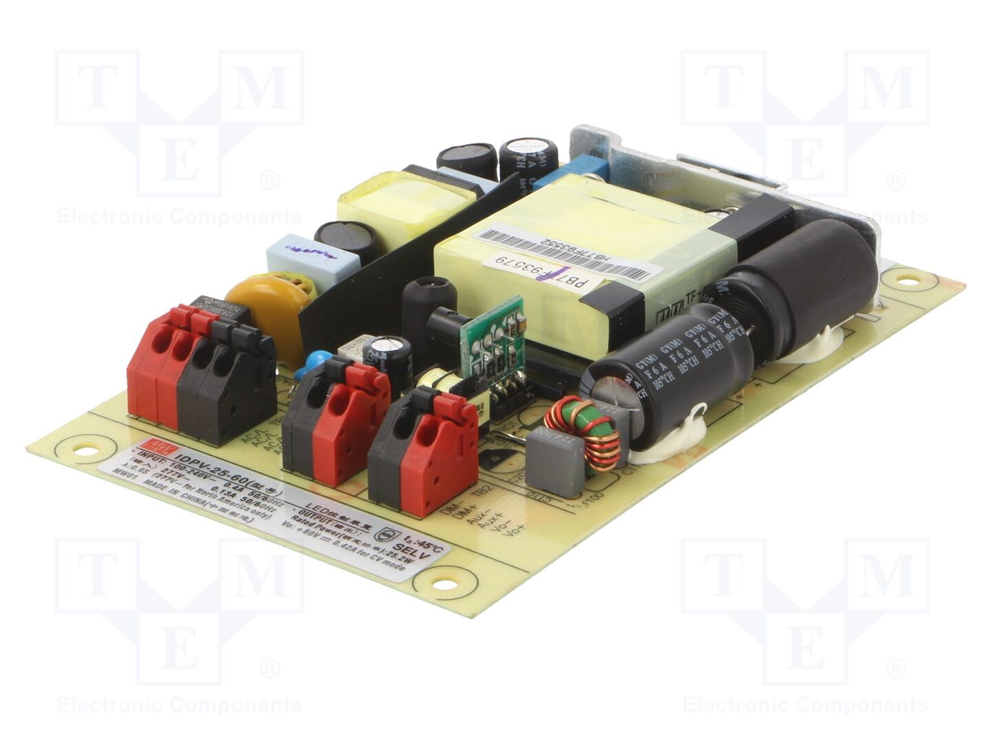 MEAN WELL IDPV-25-60 LED-virtalähde 25,2W 60VDC 0,42A