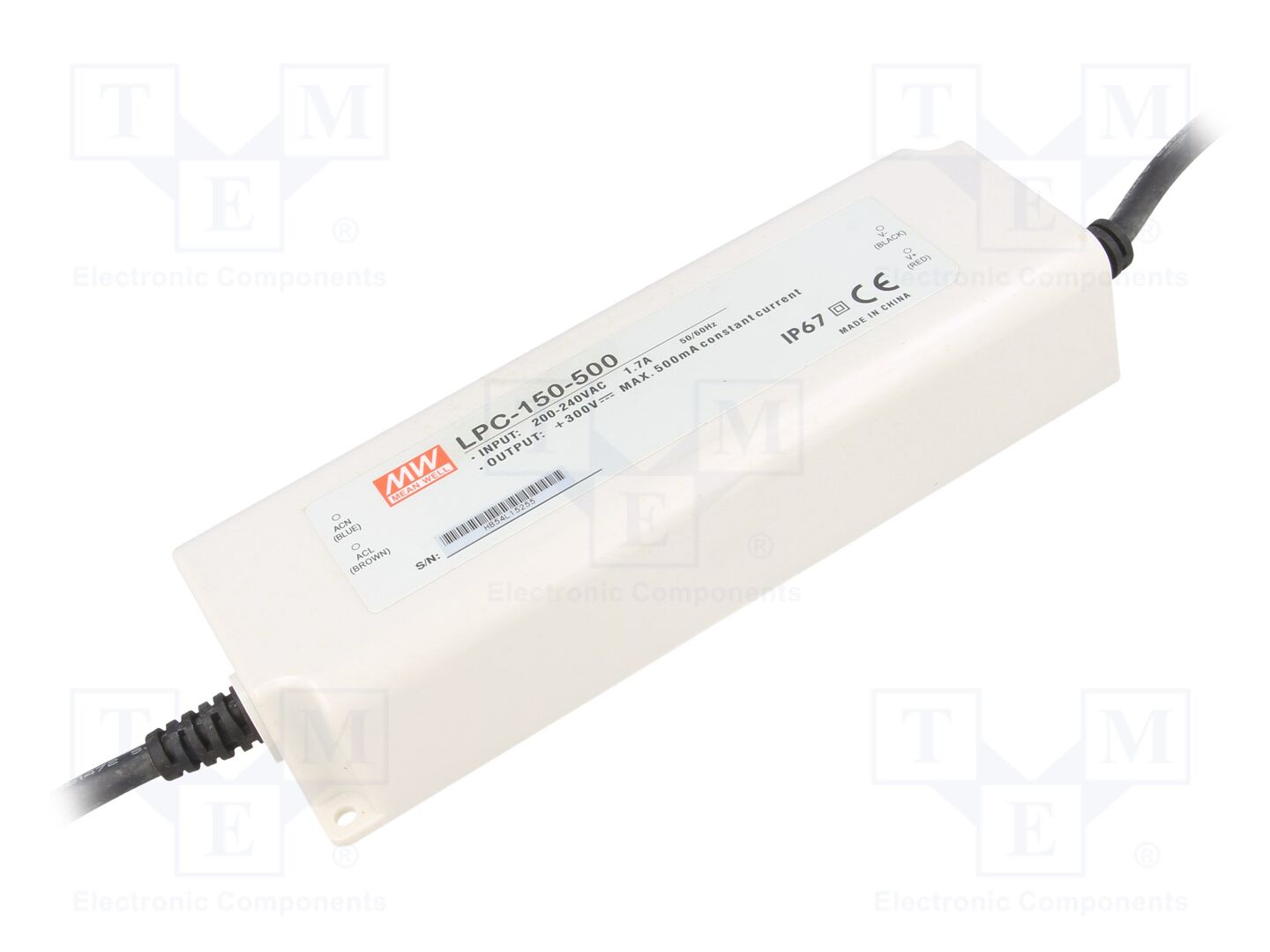 MEAN WELL LPC-150-500 LED-verkkolaite 150W 500mA