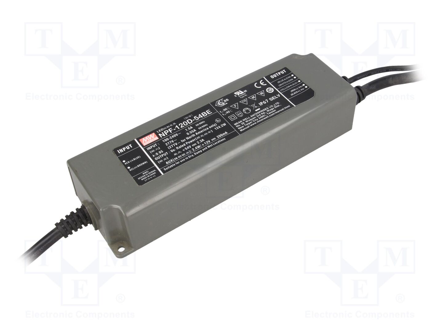 MEAN WELL NPF-120D-54BE LED-verkkolaite 120W 54VDC 2.3A