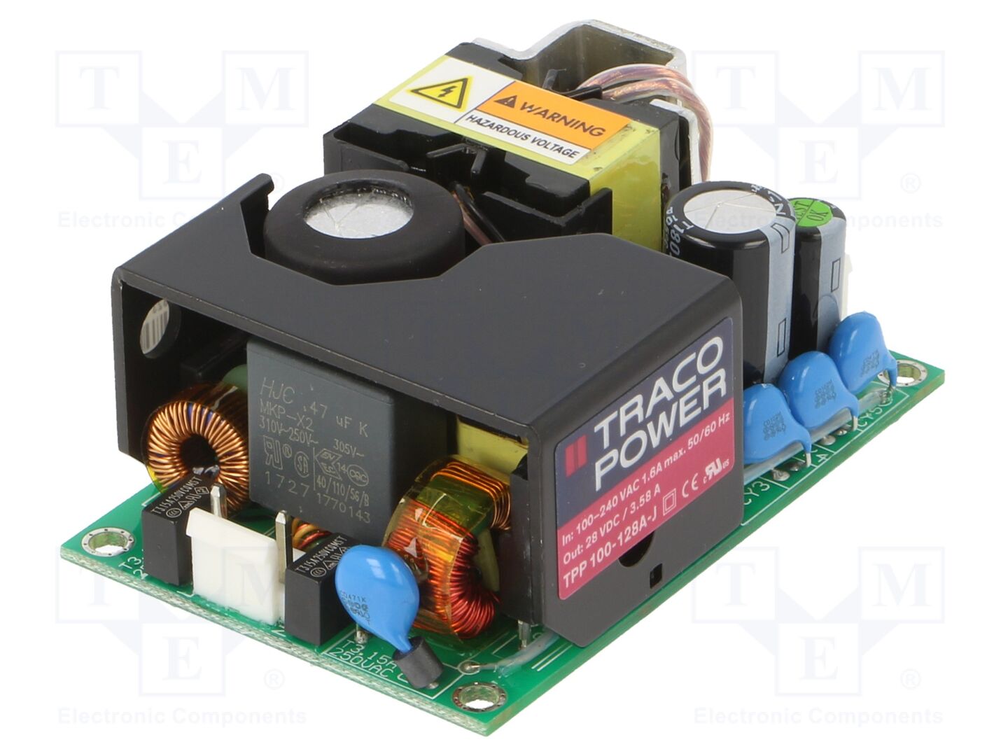TRACO POWER TPP100-128A-J Avoin verkkovirtalähde 100W