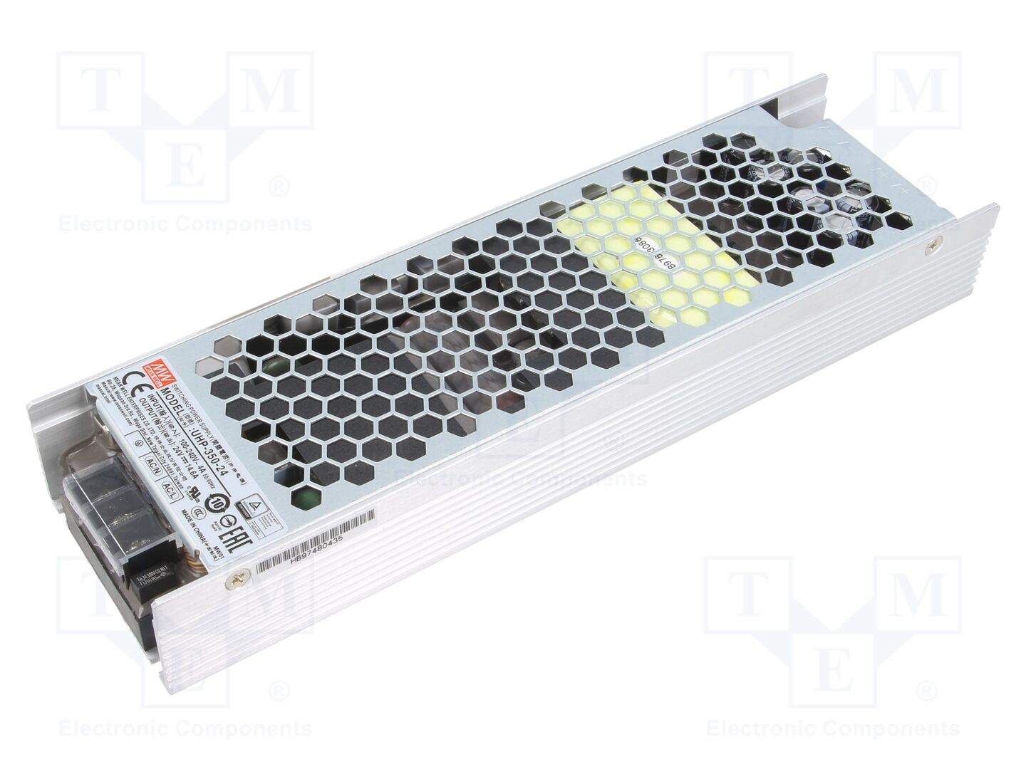 MEAN WELL UHP-350-24 Sisäänrakennettu kytkentäsähkölaite 350,4W 24VDC