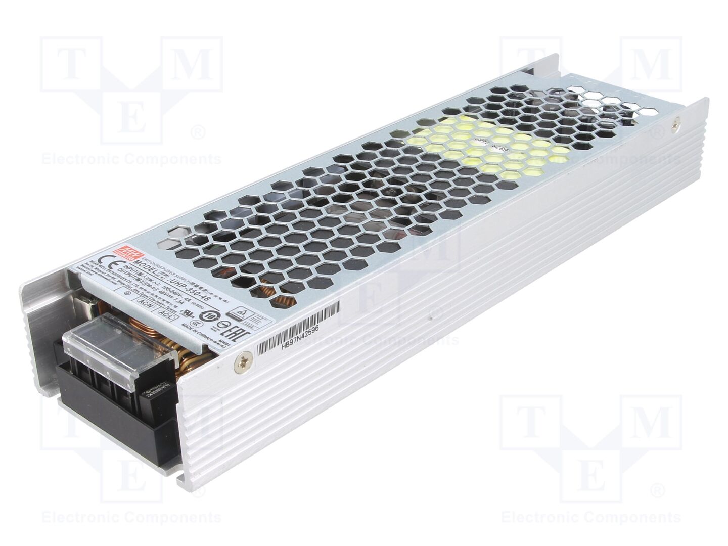 MEAN WELL UHP-350-48 Sisäänrakennettu kytkentäsähkölaite 350,4W 48VDC