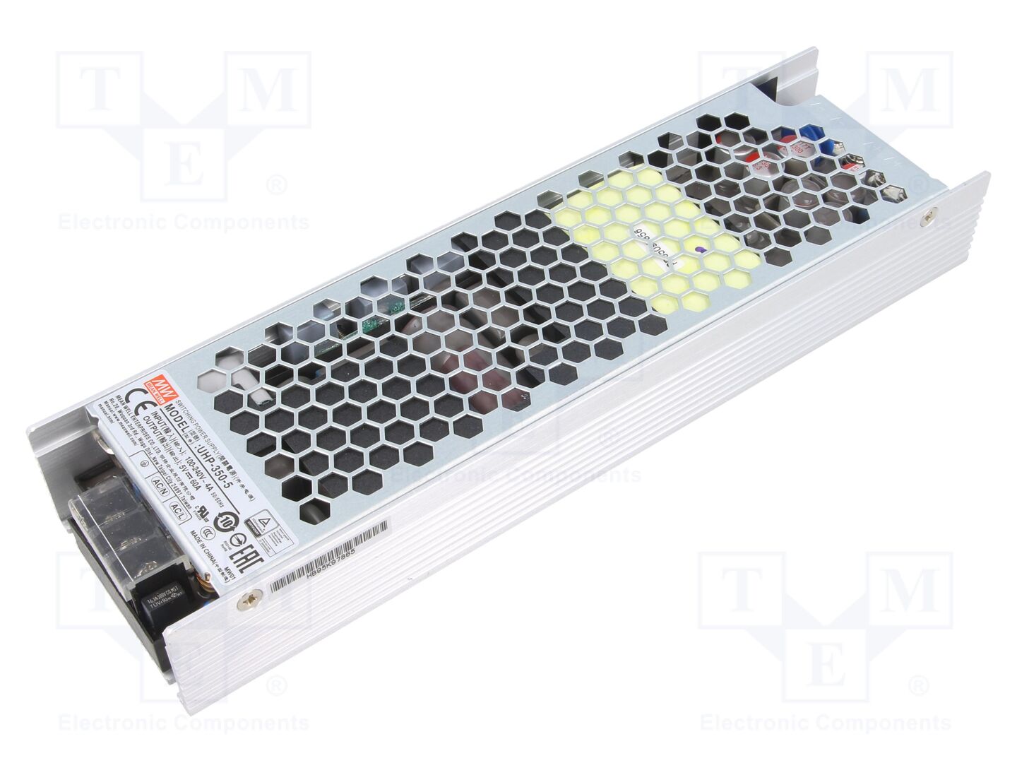 MEAN WELL UHP-350-5 Sisäänrakennettu kytkentäsähkönsyöttö 300W 5VDC 60A
