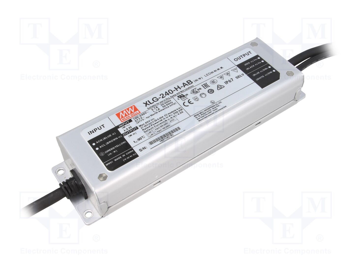 MEAN WELL XLG-240-H-AB LED-virtalähde 240W 27-56VDC