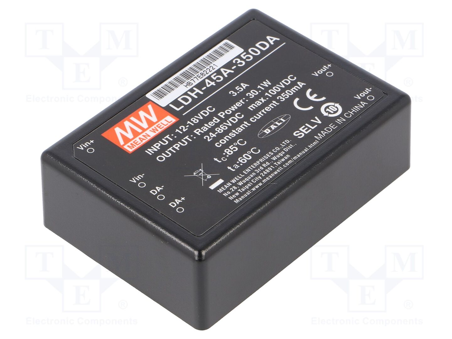 MEAN WELL LDH-45A-350DA DC/DC Muunnin 30.1W