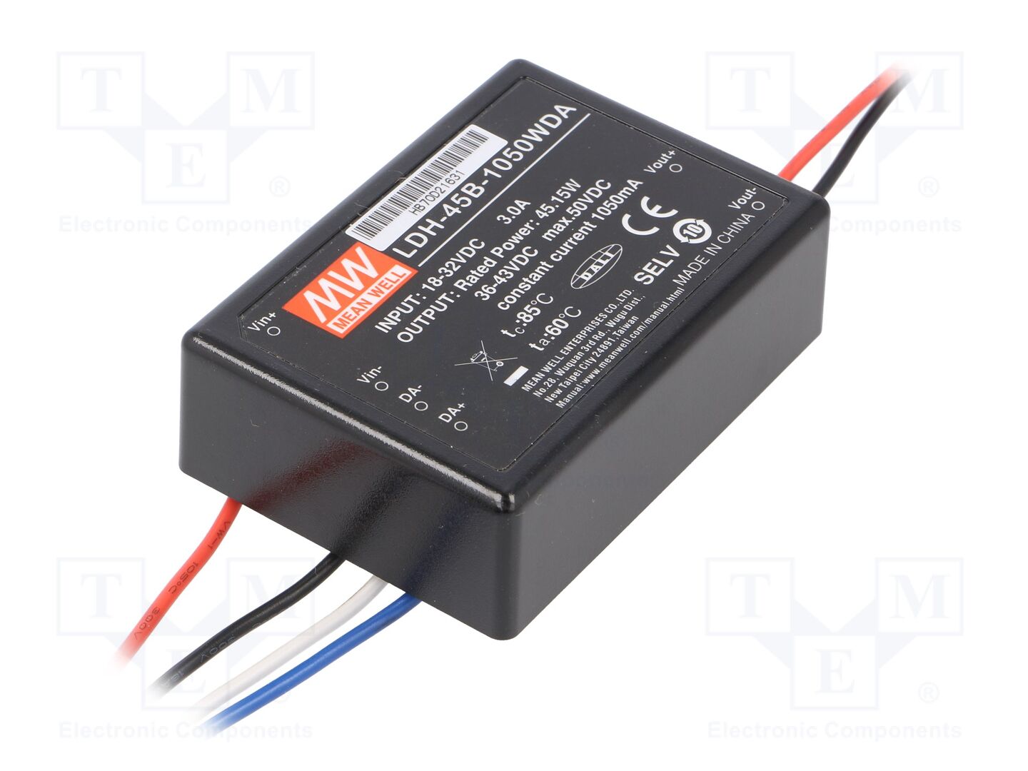 MEAN WELL LDH-45B-1050WDA DC/DC-muunnin 45.15W