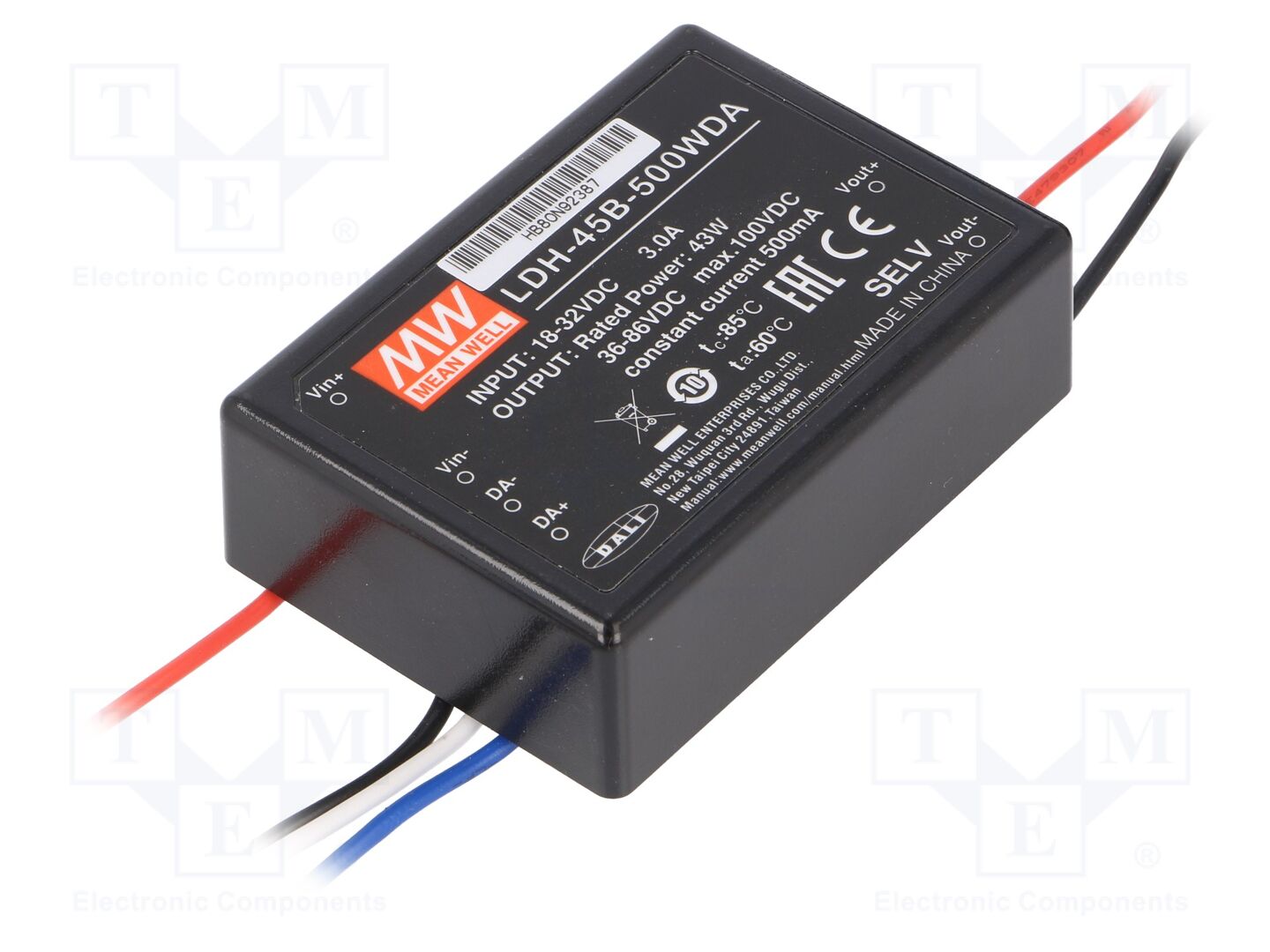 MEAN WELL LDH-45B-500WDA DC/DC Converter 43W
