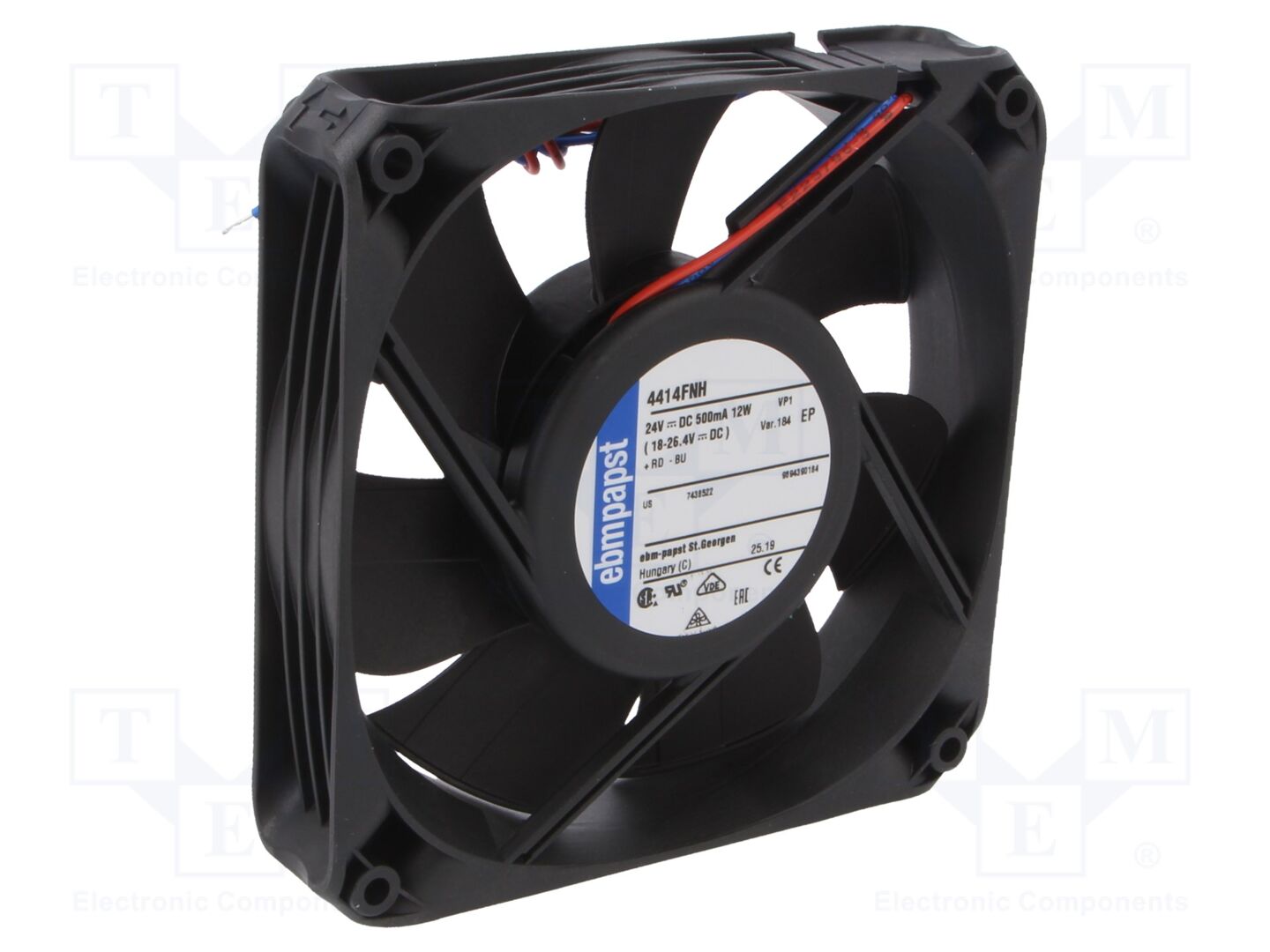 EBM-PAPST 4414FNH Aksiaalipuhallin 24VDC 225m3/h