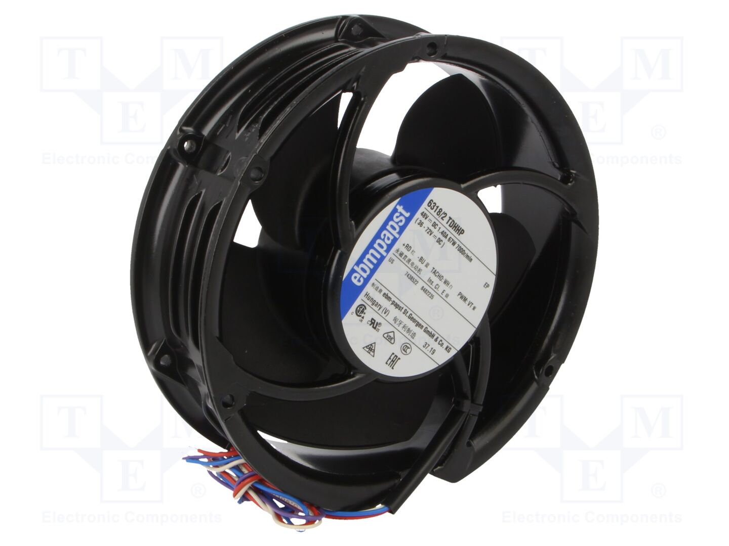 EBM-PAPST 6318/2TDHHP Aksiaalituuletin 48VDC