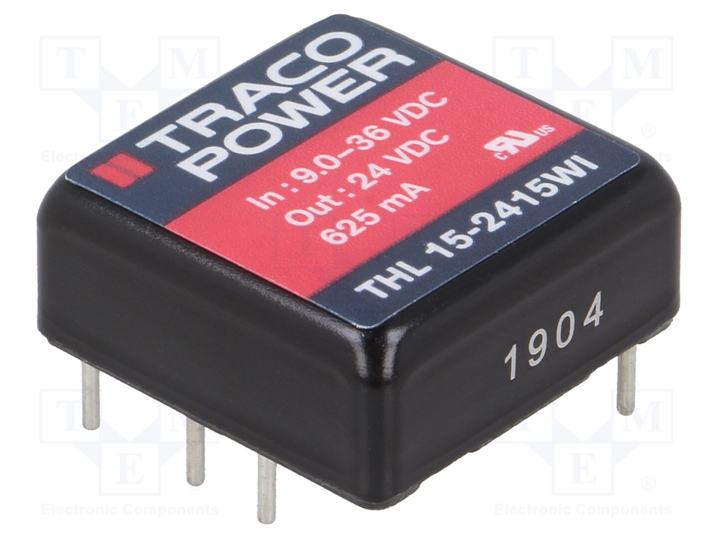 TRACO POWER THL15-2415WI DC/DC Muunnin 15W