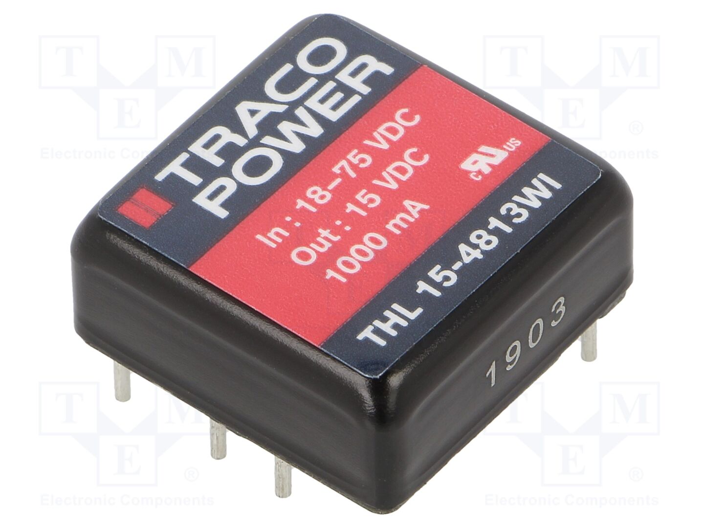 TRACO POWER THL15-4813WI DC/DC-muunnin 15W