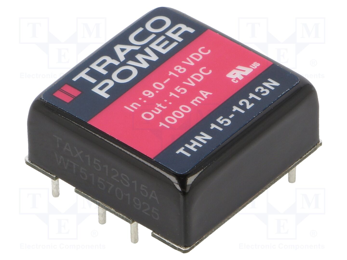 TRACO POWER THN15-1213N DC/DC-muunnin 15W