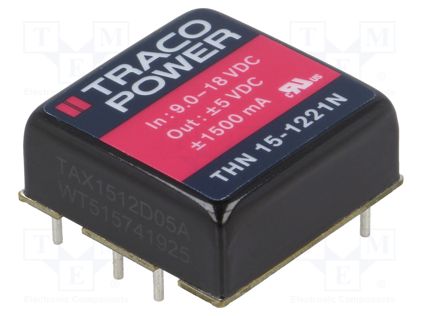 TRACO POWER THN15-1221N DC/DC-muunnin 15W