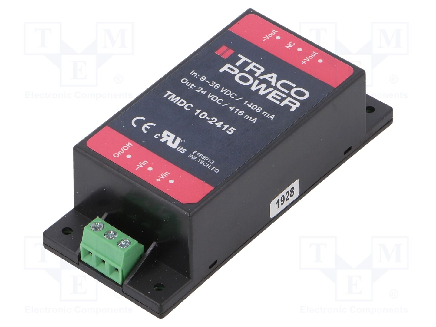 TRACO POWER TMDC10-2415 DC/DC-muunnin 10W