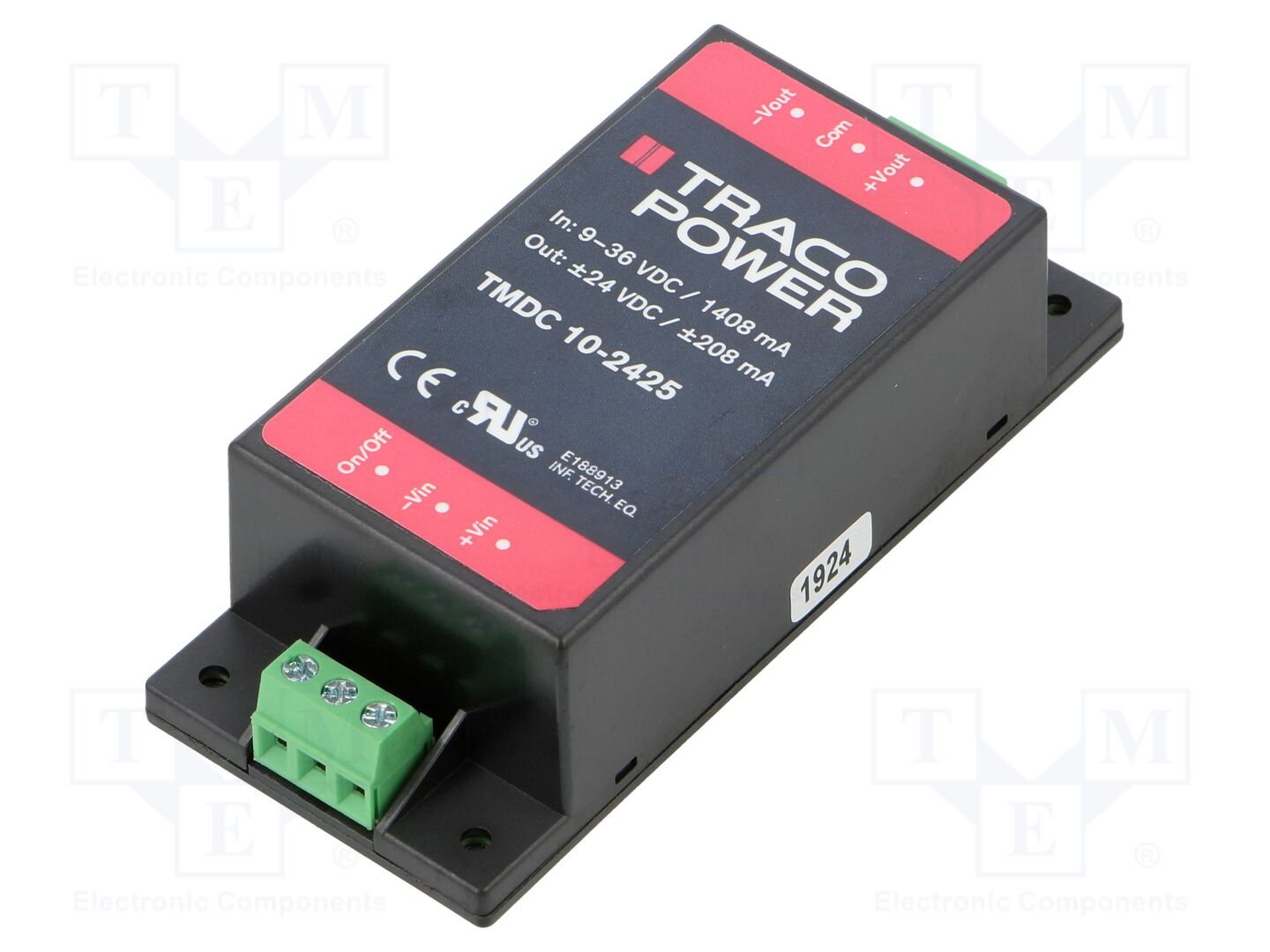 TRACO POWER TMDC10-2425 DC/DC-muunnin 10W
