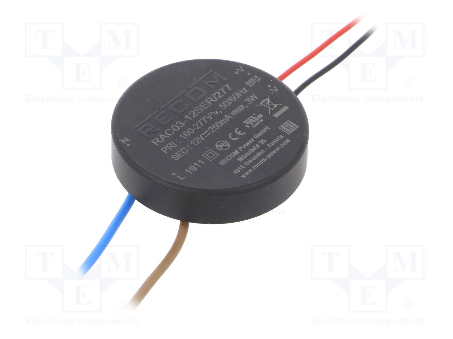 RECOM RAC03-12SER/277 AC/DC-muunnin 3W