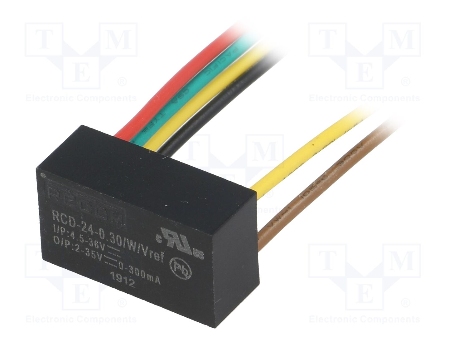 RECOM RCD-24-0.30/W/VREF DC/DC-muunnin 300mA