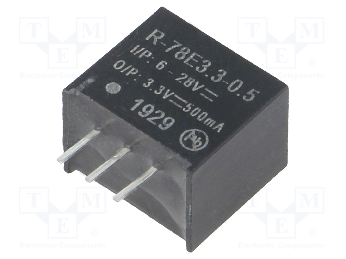 RECOM R-78E3.3-0.5 DC/DC-muunnin 1.65W