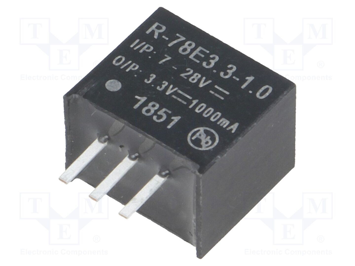 RECOM R-78E3.3-1.0 DC/DC-muunnin 3.3W