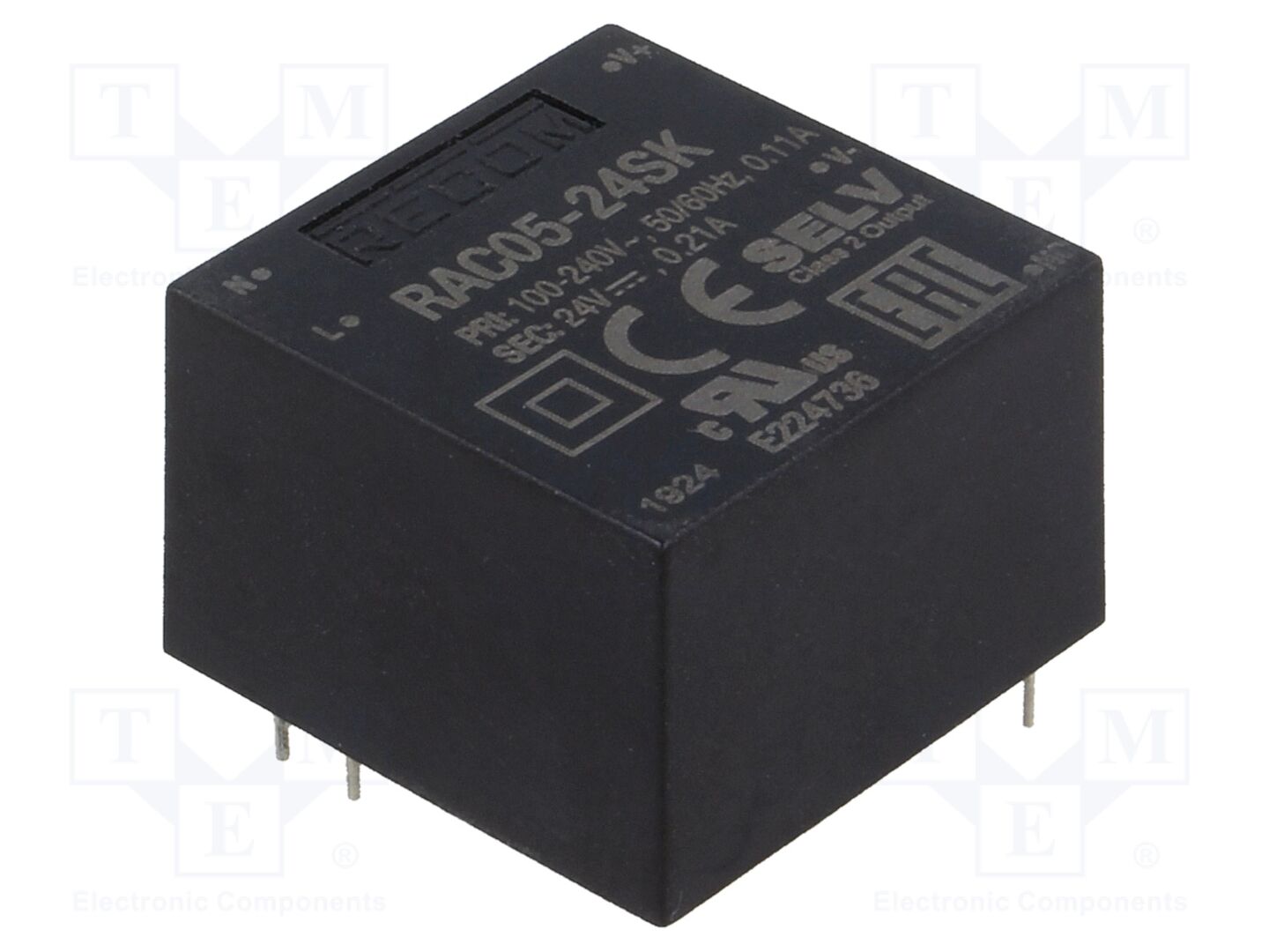 RECOM RAC05-24SK AC/DC-muunnin 5W