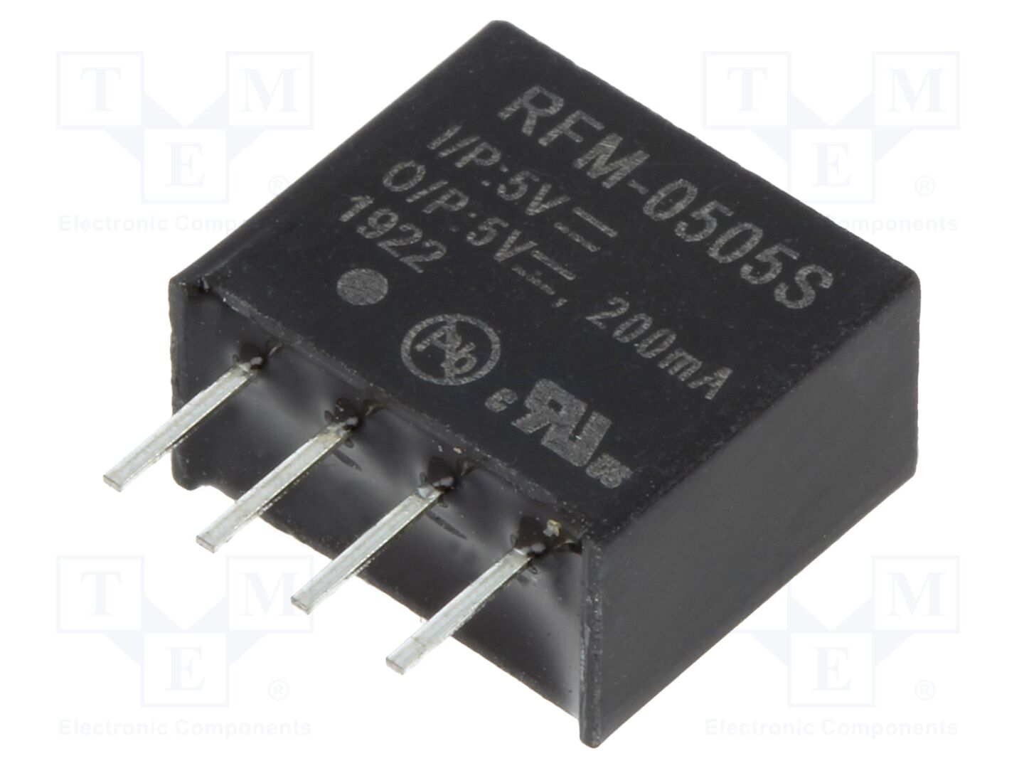 RECOM RFM-0505S DC/DC-muunnin 1W, 5V (50 kpl erä)