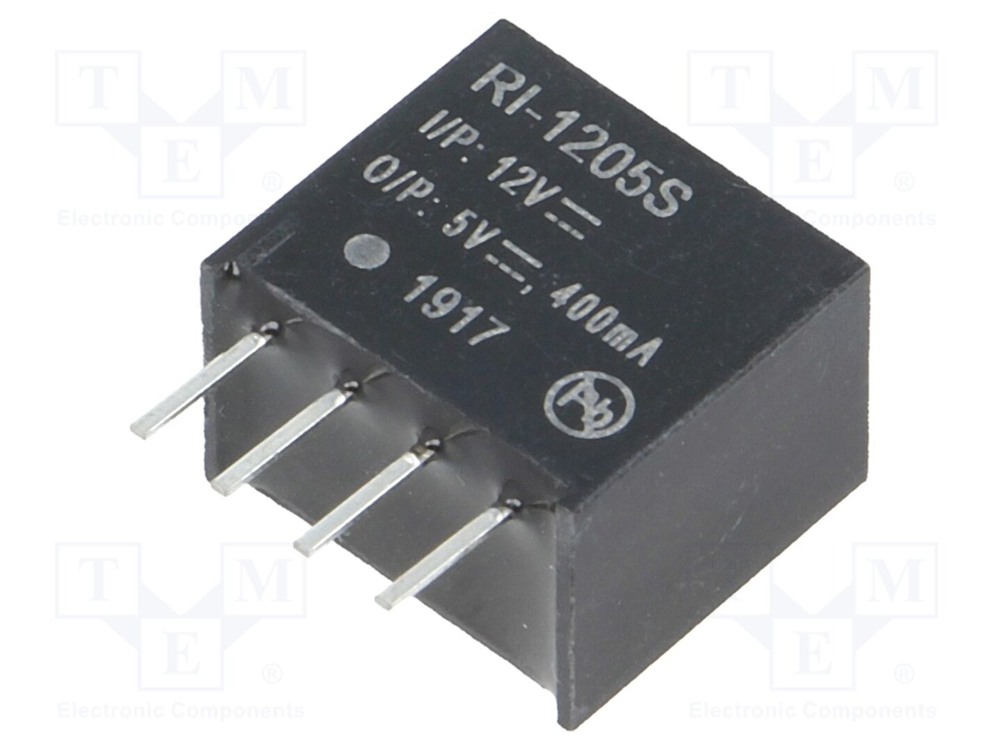 RECOM RI-1205S DC/DC-muunnin 2W, 12V/5V