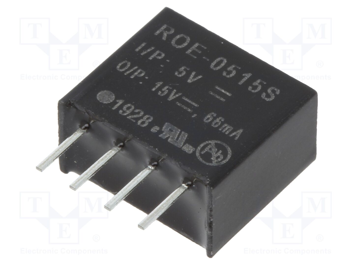 RECOM ROE-0515S DC/DC-muunnin 1W, 5V/15V