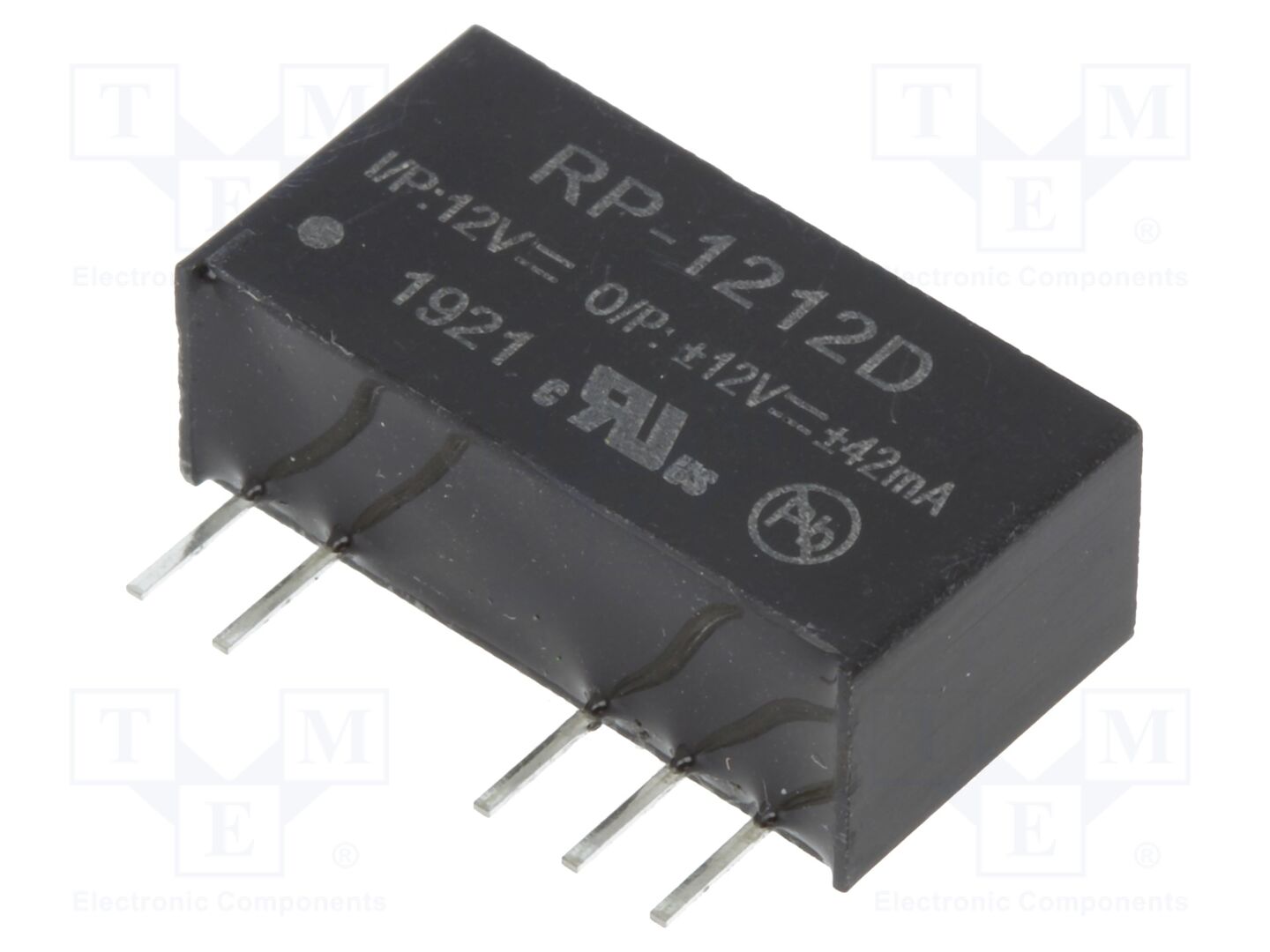 RECOM RP-1212D DC/DC-muunnin 1W, 12VDC