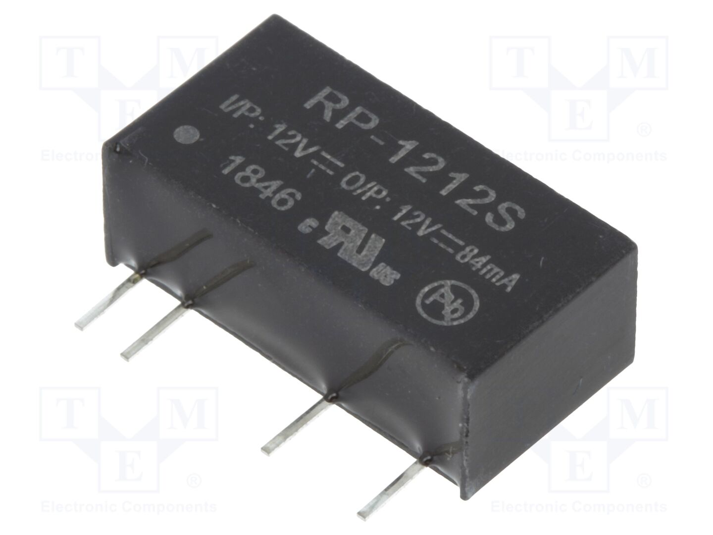 RECOM RP-1212S DC/DC-muunnin 1W, 12V