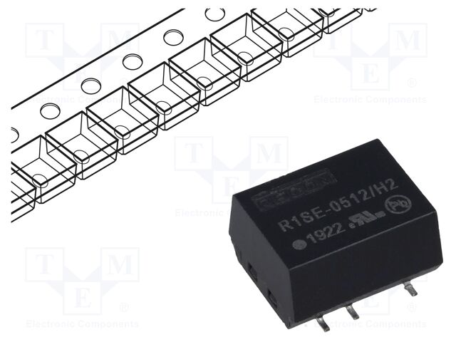 RECOM R1SE-0512/H2-R DC/DC-muunnin 1W