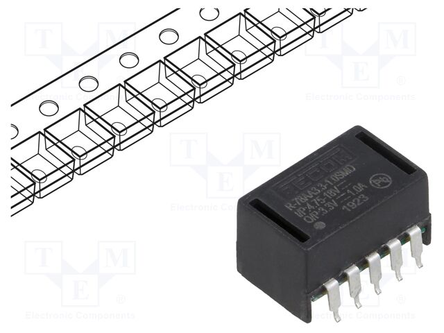 RECOM R-78AA3.3-1.0SMD DC/DC-muunnin 3.3W