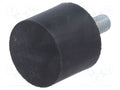 ELESA+GANTER DVA4-30-25-M8-40 Vaimennustalla Ø30mm (50 kpl erä)
