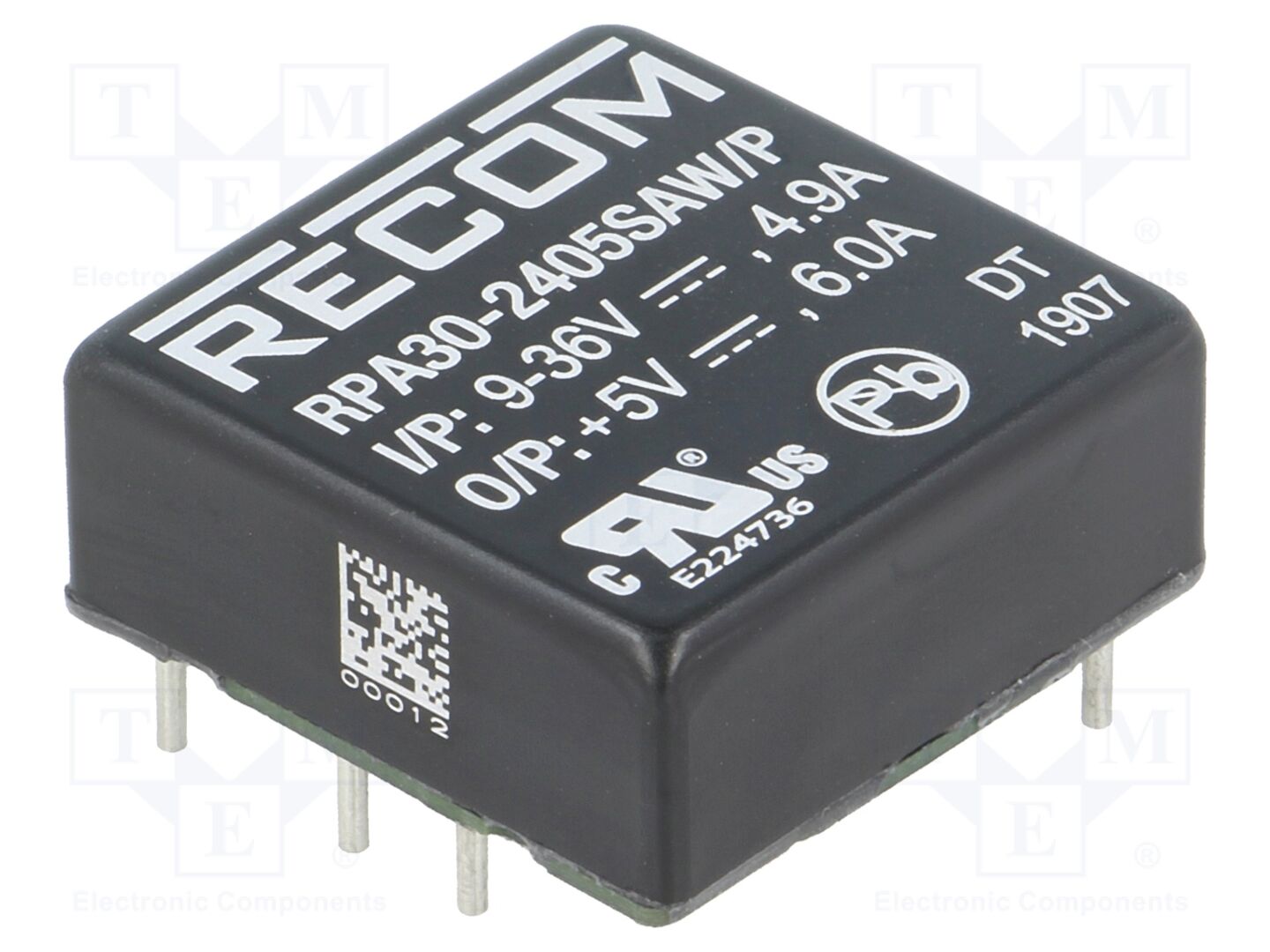 RECOM RPA30-2405SAW/P DC/DC-muunnin 30W