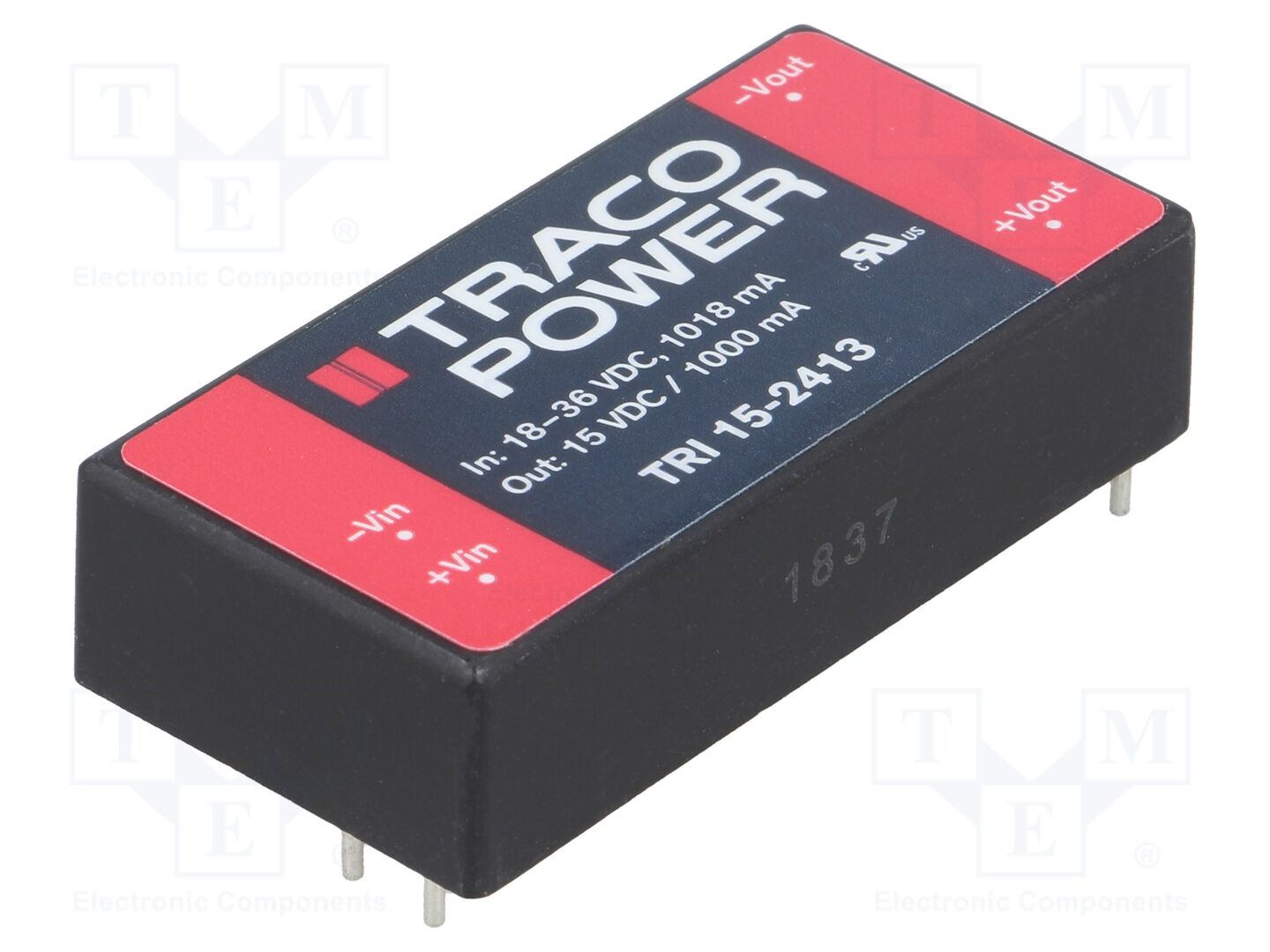 TRACO POWER TRI15-2413 DC/DC-muunnin 15W