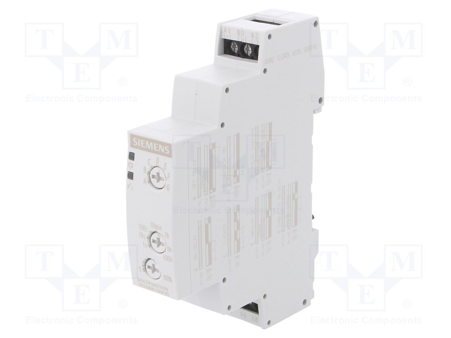 SIEMENS 7PV1508-1AW30 Analoginen ajastin 0,05s-100h