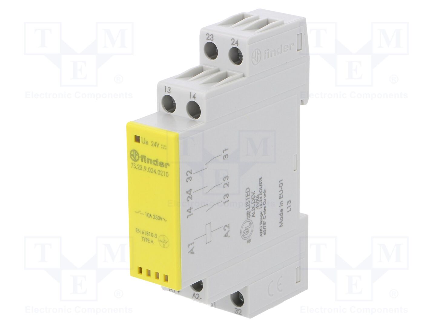 FINDER 7S.23.9.024.0210 Safety relay 24VDC