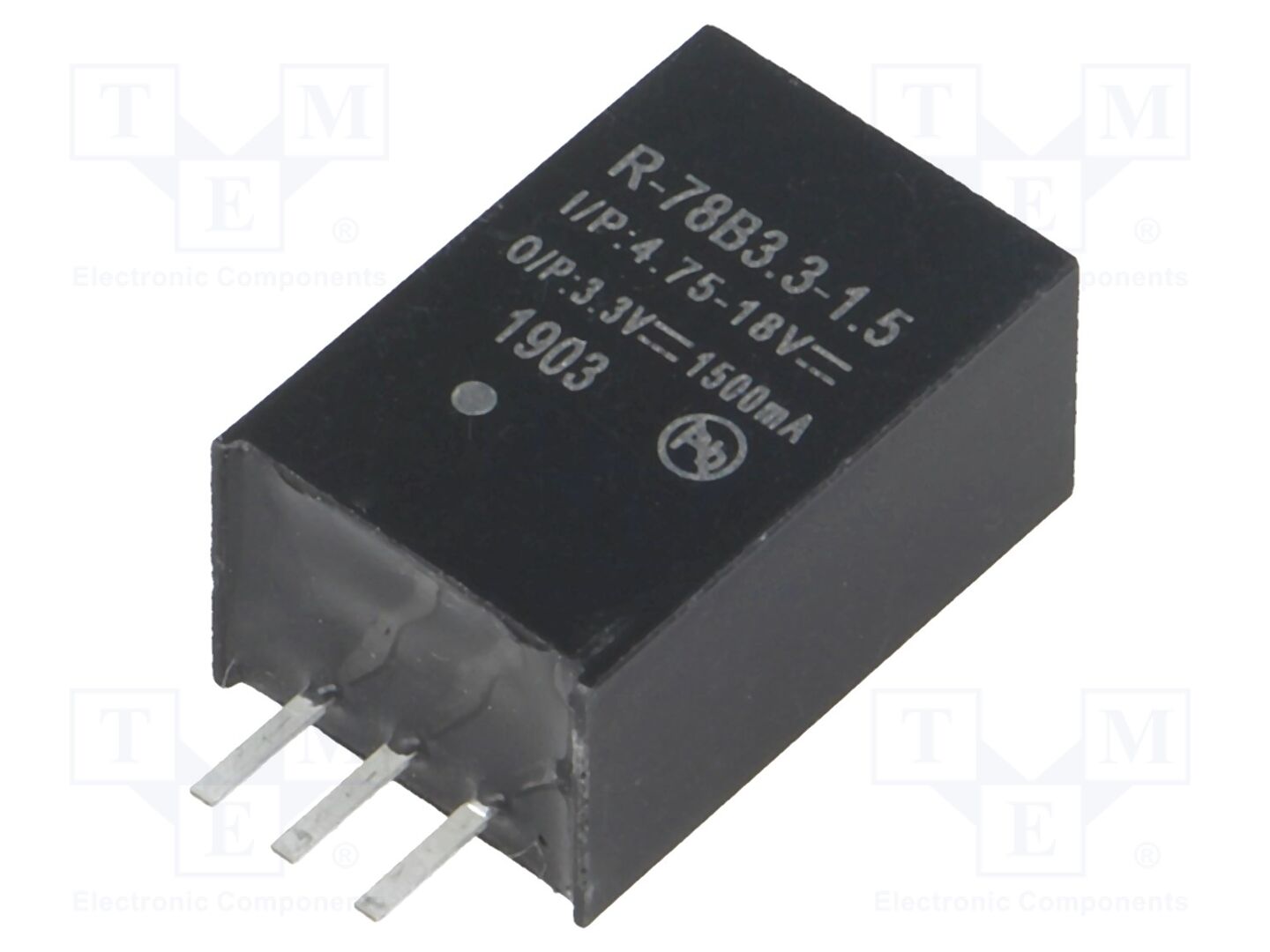 RECOM R-78B3.3-1.5 DC/DC-muunnin 4.95W