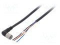 OMRON XS3F-E422-402-A Anturikaapeli M8 naaras, kulma, 2m