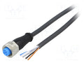 SICK YF2A15-050UB5XLEAX Anturikaapeli M12, 5-napainen