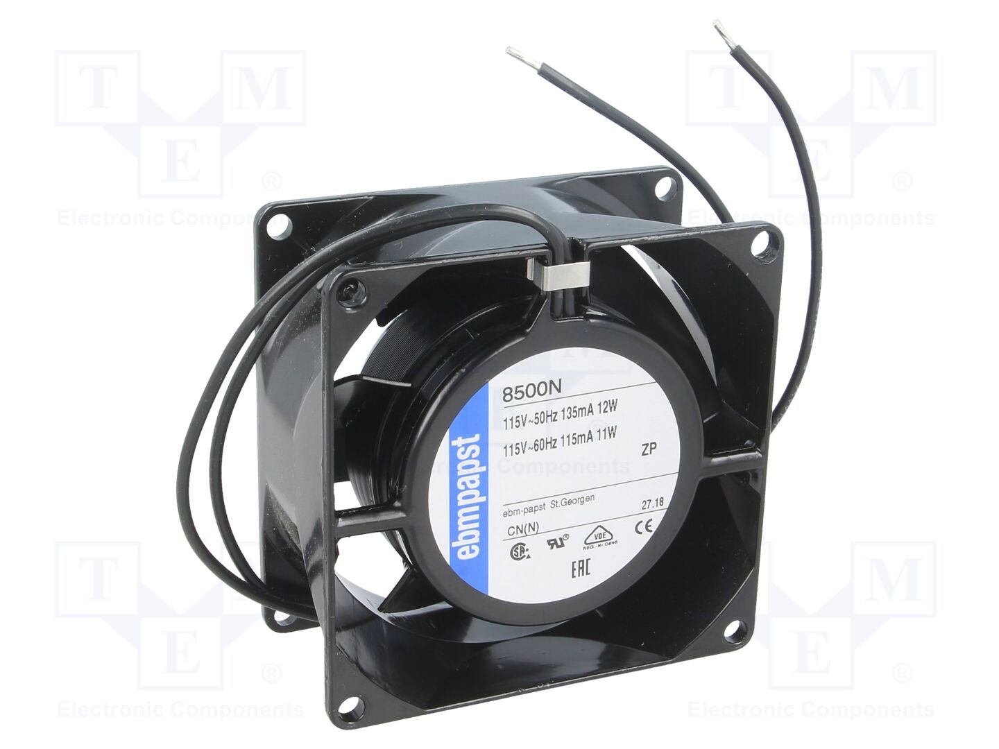 EBM-PAPST 8500N Aksiaalipuhallin 115VAC