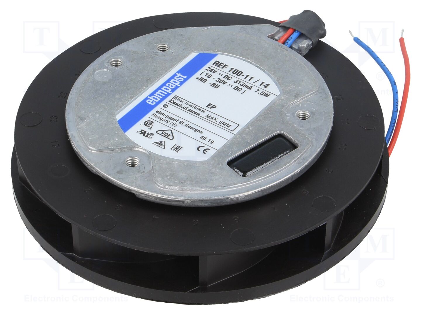 EBM-PAPST REF100-11/14 Radiaalipuhallin 24V