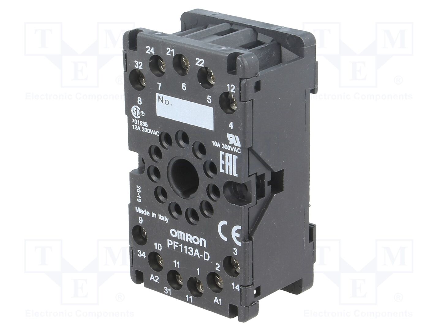 OMRON PF113A-D Relekanta DIN-kiskoasennus