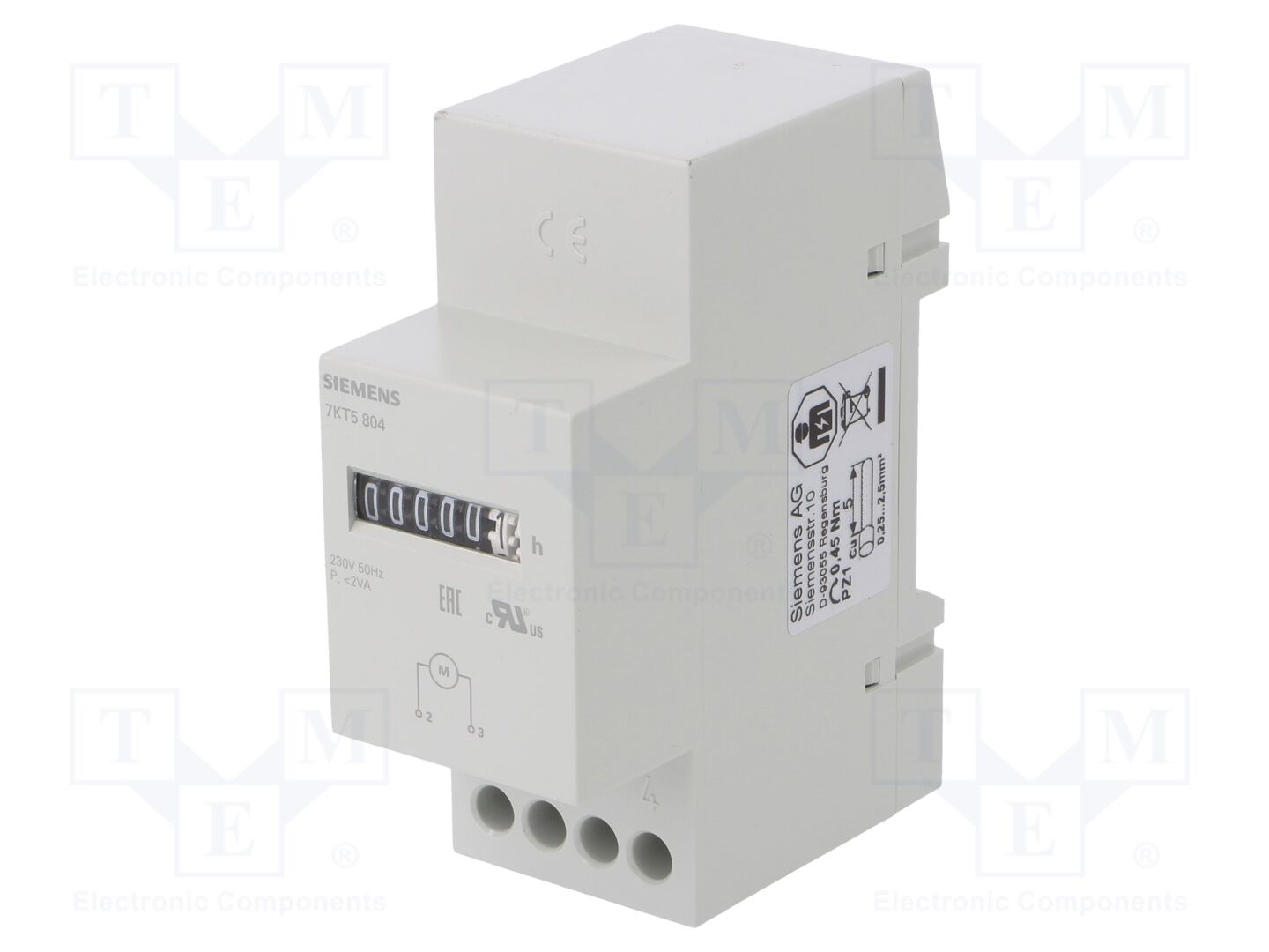 SIEMENS 7KT5804 Käyntituntilaskuri 92.6 g