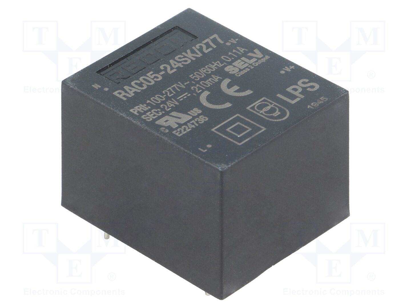 RECOM RAC05-24SK/277 AC/DC-muunnin 5W