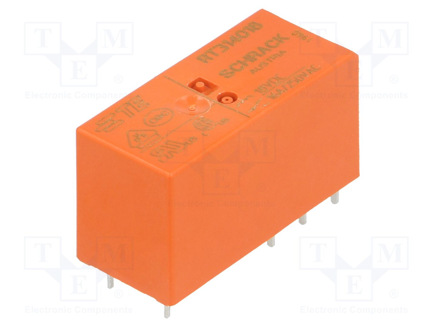 TE Connectivity RT314018 Sähkömagneettinen rele 18VDC